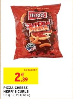 Herr's - Pizza Cheese Curls offre à 2,39€ sur Intermarché Hyper