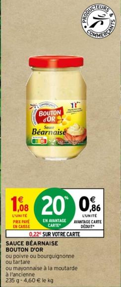 Bouton D'Or - Sauce Béarnaise offre à 0,86€ sur Intermarché Express