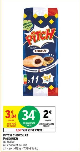 Pasquier - Pitch Chocolat offre à 2€ sur Intermarché Express