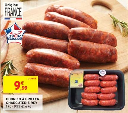 Charcuterie Rey - Chorizo À Griller offre à 9,99€ sur Intermarché Express