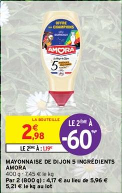 Amora - Mayonnaise De Dijon 5 Ingrédients