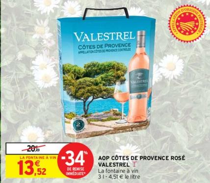 Valestrel - AOP Côtes De Provence Rosé