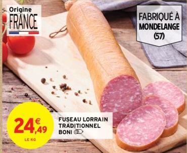 Fuseau Lorrain Traditionnel Boni offre à 24,49€ sur Intermarché Express