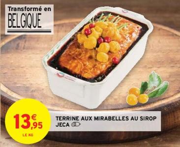 Jeca - Terrine Aux Mirabelles Au Sirop  offre à 13,95€ sur Intermarché Express