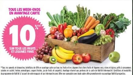 Sur Tous Les Fruits Et Légumes Frais offre sur Intermarché Contact