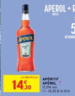 Apérol - Apéritif offre à 14,3€ sur Intermarché Contact