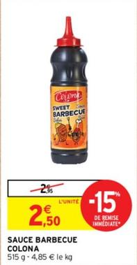 Colona - Sauce Barbecue offre à 2,5€ sur Intermarché Contact