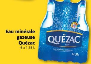 Quézac - Eau Minerale Gazeuse offre sur Colruyt