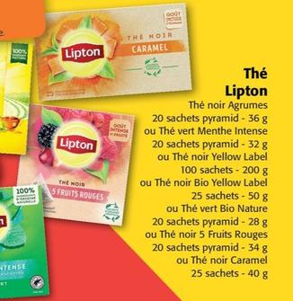 Lipton - Thé offre sur Colruyt