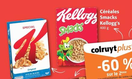 Kellogg's - Céréales Smacks offre sur Colruyt