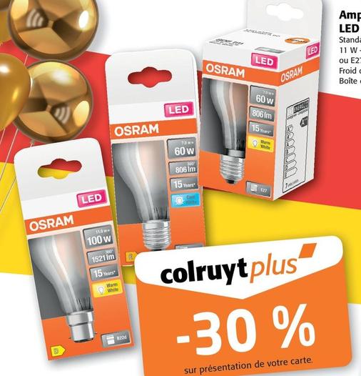 Osram - Ampoule Led offre sur Colruyt