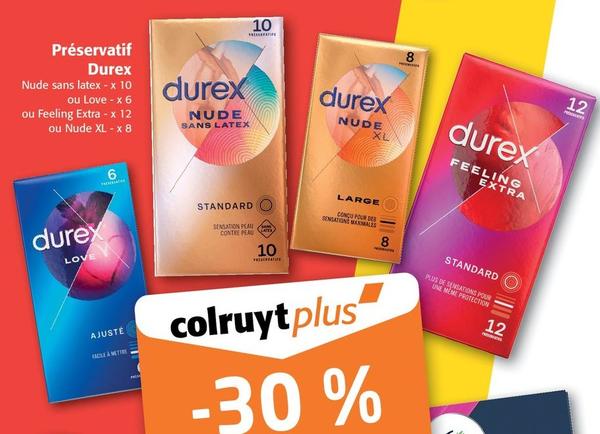 Durex - Preservatif offre sur Colruyt