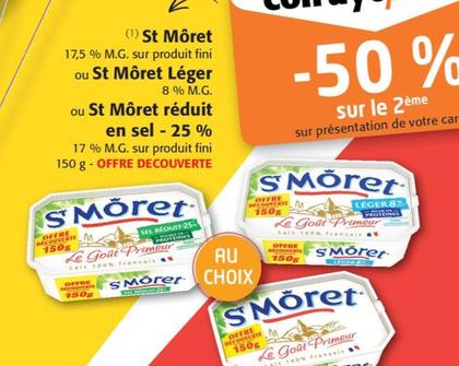 St Moret - 17,5 % M.G. Sur Produit Fini