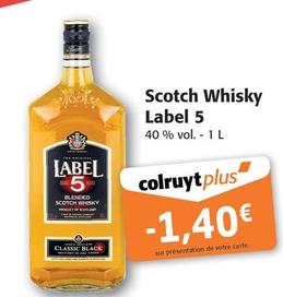 Label 5 - Scotch Whisky