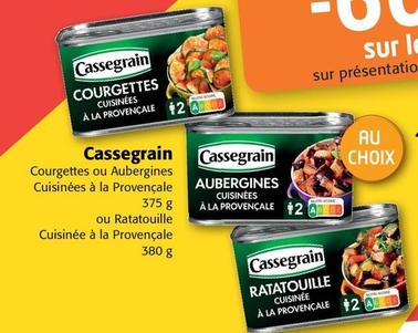 Cassegrain - Courgettes Ou Aubergines Cuisinées À La Provençale