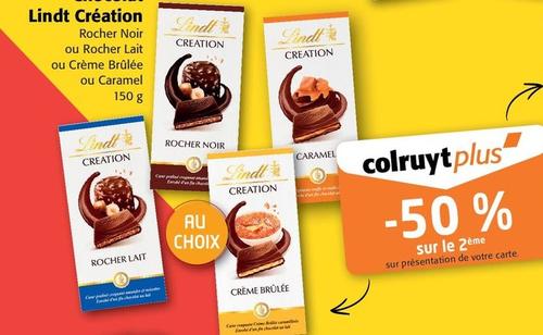 Lindt - Chocolat Création offre sur Colruyt