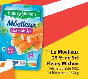 Fleury Michon - Le Moelleux -25% De Sel