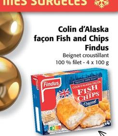 Findus - Colin D'alaska Façon Fish And Chips offre sur Colruyt