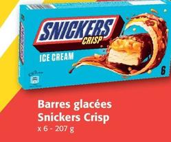 Snickers - Barres Glacées Crisp