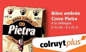 Pietra - Bière Ambrée Corse