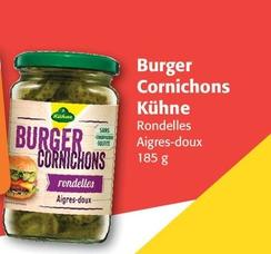 Kühne - Burger Cornichons  offre sur Colruyt