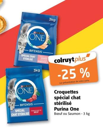Purina - Croquettes Spécial Chat Stérilisé One offre sur Colruyt