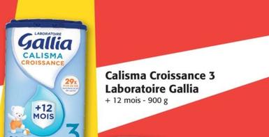 Gallia - Calisma Croissance 3 Laboratoire