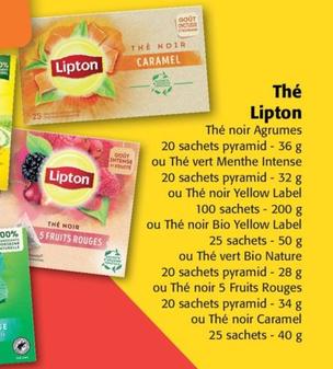 Lipton - Thé offre sur Colruyt