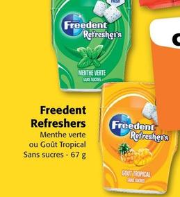 Freedent - Refreshers offre sur Colruyt