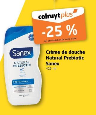 Sanex - Crème De Douche Natural Prebiotic offre sur Colruyt