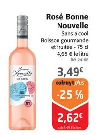 Bonne Nouvelle - Rosé offre à 2,62€ sur Colruyt