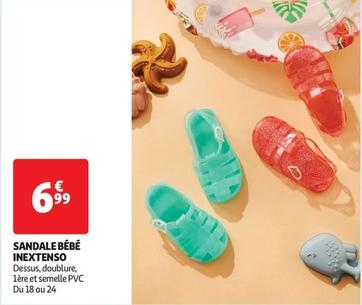 Inextenso - Sandale Bébé offre à 6,99€ sur Auchan Hypermarché