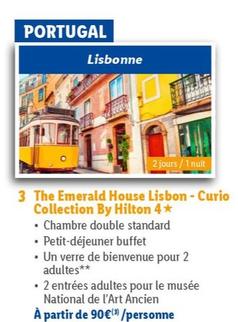 Thè Emerald House Lisbon Curio Collection By Hilton 4 offre à 90€ sur Lidl