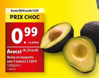 Avocat offre à 0,99€ sur Lidl