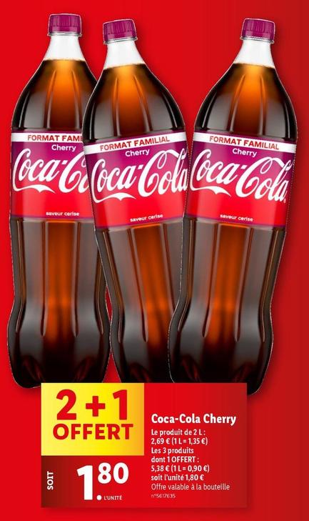 Coca Cola - Cherry offre à 1,8€ sur Lidl
