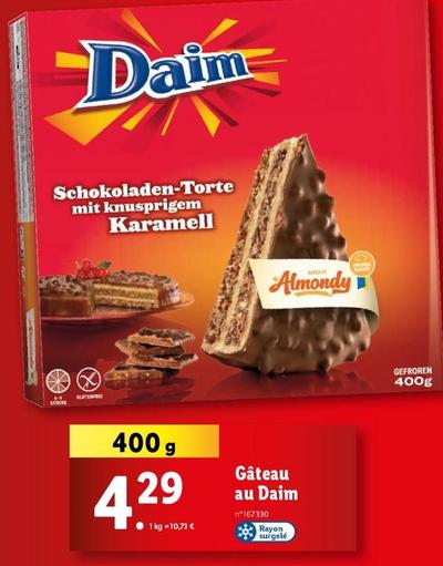 Daim - Gâteau offre à 4,29€ sur Lidl