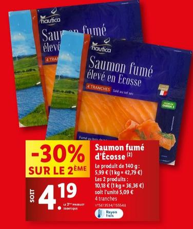 Nautica - Saumon Fumé offre à 5,99€ sur Lidl
