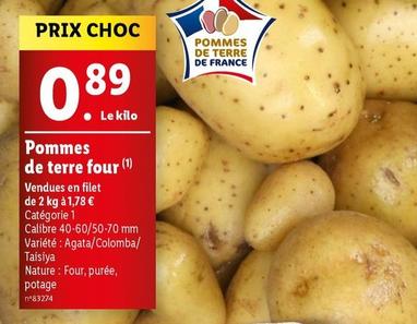 Pommes De Terre Four offre à 0,89€ sur Lidl