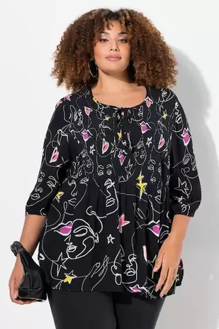 Blouse smockée offre à 39,99€ sur Ulla Popken