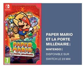 Nintendo Paper Mario Et La Porte Millénairei offre sur Carrefour Express