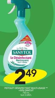 Spray désinfectant offre à 2,49€ sur Stokomani