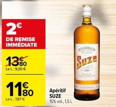 Suze - Apéritif offre à 11,8€ sur Carrefour Drive