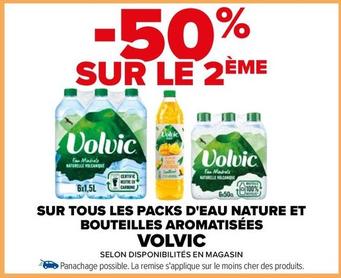 Volvic - Sur Tous Les Packs D'eau Nature Et Bouteilles Aromatisées