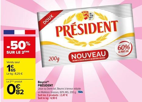 Président - Beurre