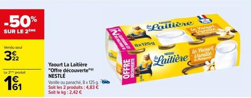 Nestlé - Yaourt La Laitière Offre Découverte