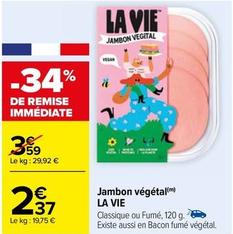 La Vie - Jambon Vegetal 