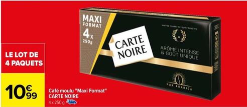 Carte Noire - Café Moulu Maxi Format