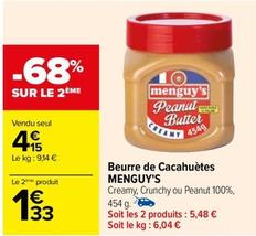 Menguy'S - Beurre De Cacahuètes