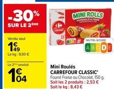Carrefour - Mini Roulés Classic