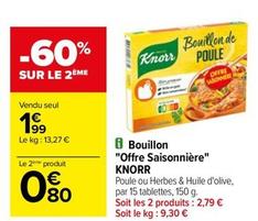 knorr - bouillon offre saisonnière